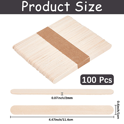 2 Sets Wood Craft Sticks DIY-CP0012-28A-1
