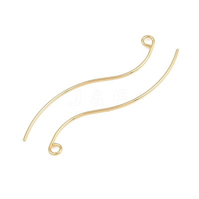 Brass Earring Findings KK-A274-17C-G-1