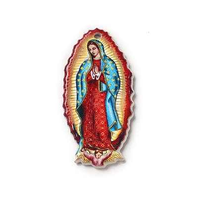Double-sided Printed Acrylic Pendants X-MACR-K330-18-1