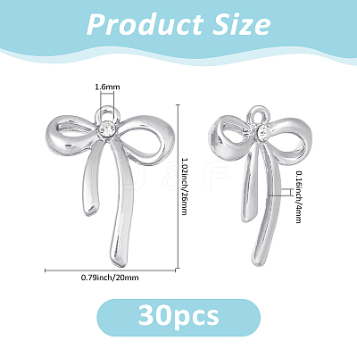 30Pcs Rack Plating Alloy Pendants FIND-FH0012-08P-1
