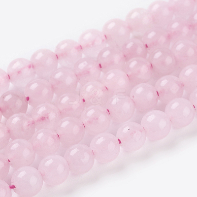 Natural Rose Quartz Beads Strands X-G-C076-4mm-3-1