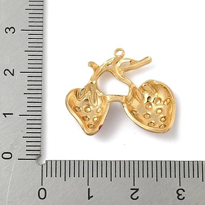 304 Stainless Steel Enamel Pendants STAS-U057-17G-02A-1