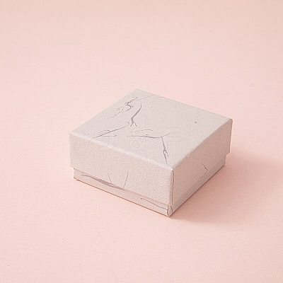 Square Cardboard Jewelry Gift Boxes with Sponge Inside PW-WG333EE-03-1