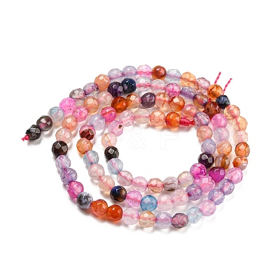 Natural Agate Beads Strands G-Q1000-01E-1