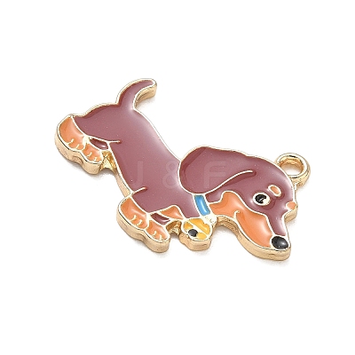Alloy Enamel Pendants AL-CBAD3B4-05G-1
