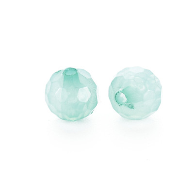 Transparent Acrylic Beads TACR-S154-62E-02-1