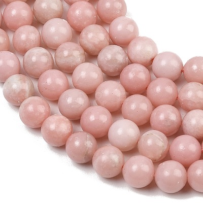 Natural Pink Opal Beads Strands GG-CBAA3AB-04-8mm-1