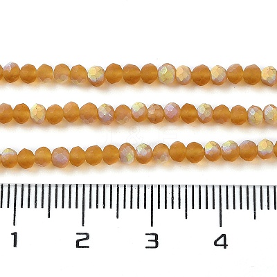 Imitation Jade Glass Beads Strands EGLA-A034-T2mm-MB04-1