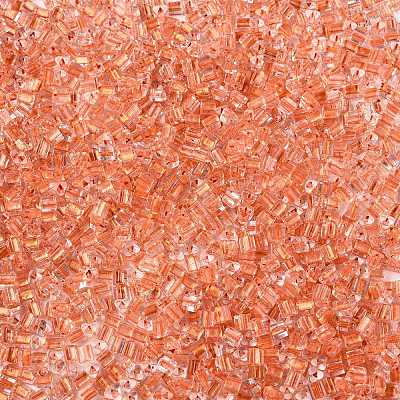 6/0 Transparent Inside Colours Glass Seed Beads SEED-N006-003G-1