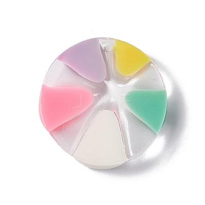 Transparent Resin Pendants LS-RESI-E029-03B-1