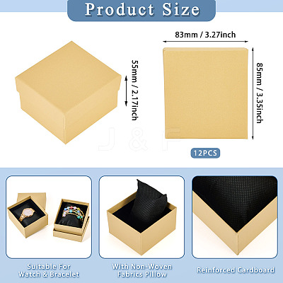 Rectangle Paper Jewelry Gift Boxes CON-TAC0010-91G-1