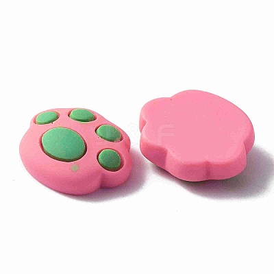 Opaque Resin Cabochons LS-RESI-WH0035-17B-1