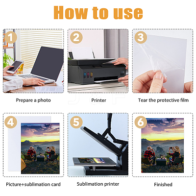 10Pcs 2 Styles Aluminum Heat Transfer Picture Plate AJEW-DC0002-05-1