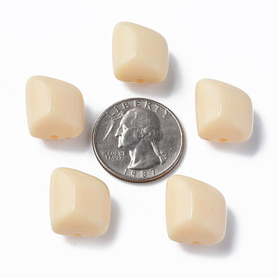 Opaque Acrylic Beads MACR-S373-15A-A15-1