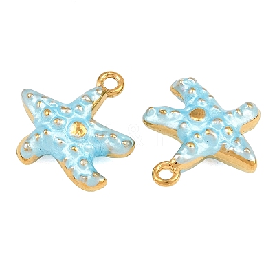 304 Stainless Steel Enamel Charms SA-CBAF5D5-17G-01-1