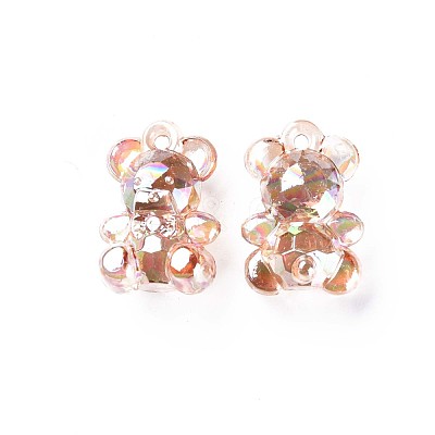 Transparent Acrylic Pendants MACR-S373-113-C06-1