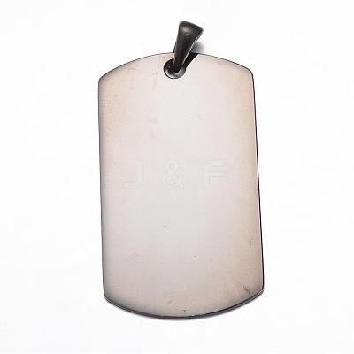304 Stainless Steel Pendants STAS-G077-01B-1