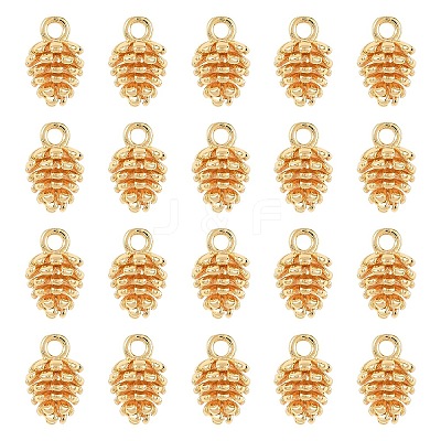 10Pcs Brass Charms KK-YW0004-46-1