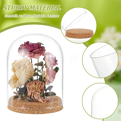 Glass Dome Cover AJEW-WH0248-550C-1