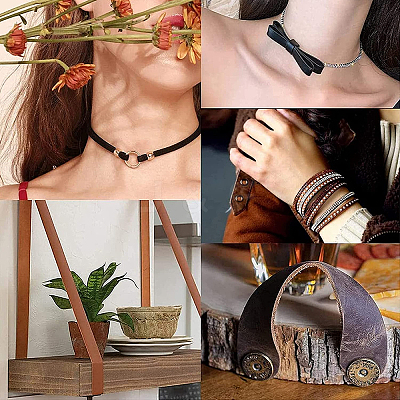 Flat Cowhide Leather Cord WL-GF0001-08C-02-1