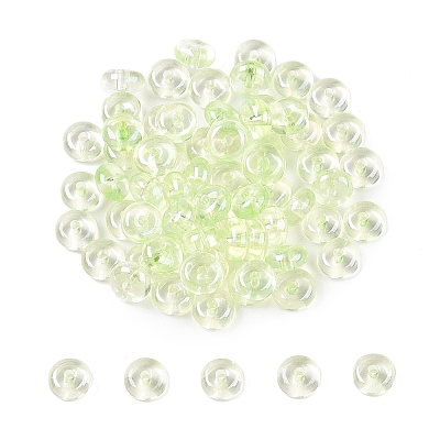 Transparent Dyed Colours Glass Seed Beads SEED-T007-02E-1