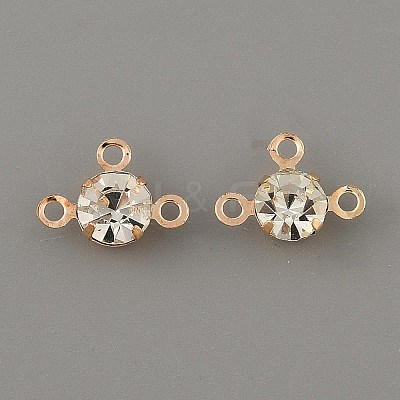 Brass Pave Clear Glass Chandelier Component Links LS-FIND-WH0152-919KCG-1