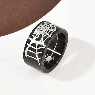304 Stainless Steel Finger Rings RJEW-A074-02EB-1