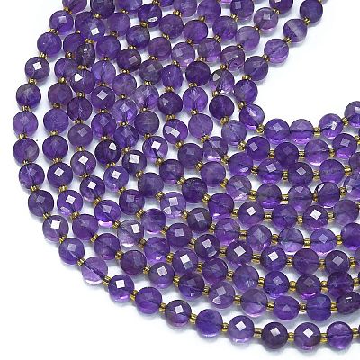 Natural Amethyst Beads Strands G-K389-B63-01-1
