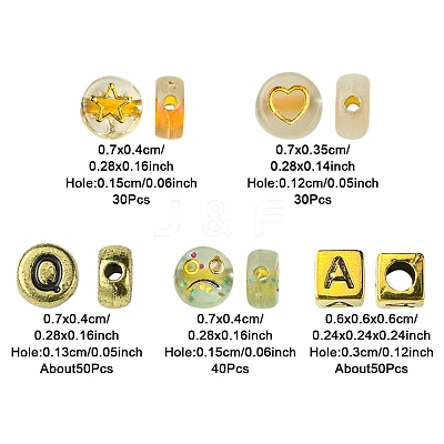 200Pcs Acrylic Beads MACR-FS0001-85-1
