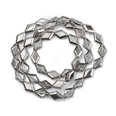 Electroplate Glass Beads Strands EGLA-B010-01A-PL03-1