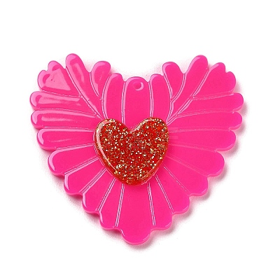 Opaque Acrylic Pendants SACR-A004-01C-1
