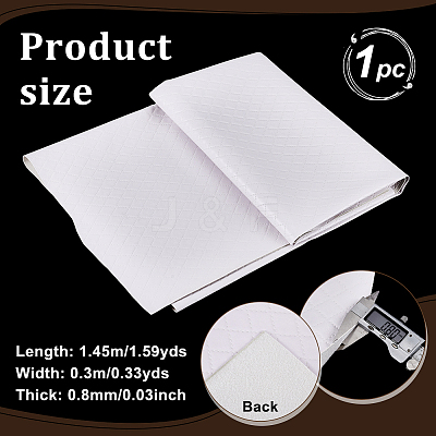 30CM Rhombus Pattern PVC Leather Fabric DIY-NB0014-45C-1