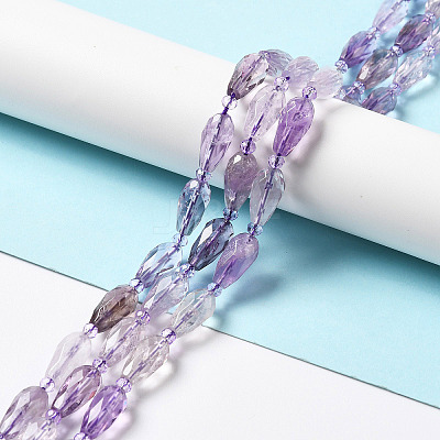 Natural Amethyst Beads Strands G-B028-A11-1