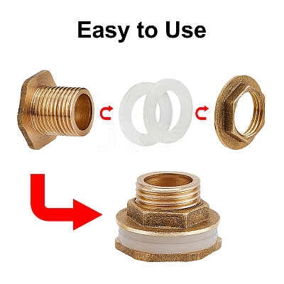 Brass Connector FIND-WH0065-34-1