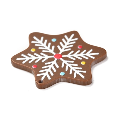 Christmas Theme 3D Printed Resin Pendants RESI-I036-07-1