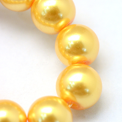 Baking Paint Glass Pearl Bead Strands HY-Q003-3mm-56-1