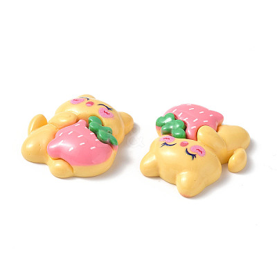 Opaque Resin Cabochons LS-CRES-P023-06E-1