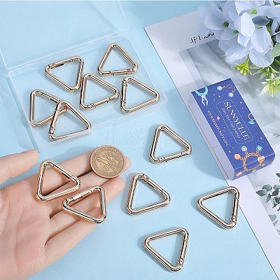 12Pcs Alloy Spring Gate Rings FIND-SC0010-18-1