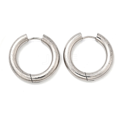 316F Stainless Steel Hoop Earrings EJEW-D341-01F-P-1