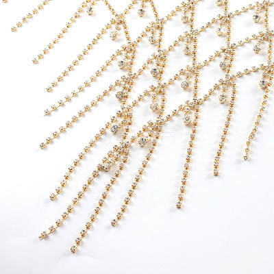 Alloy Full Crystal Rhinestone Mesh Body Chains for Bikini WG36BB6-01-1