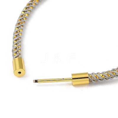 Braided Nylon Cord Bracelet Making MAK-L043-01G-05-1