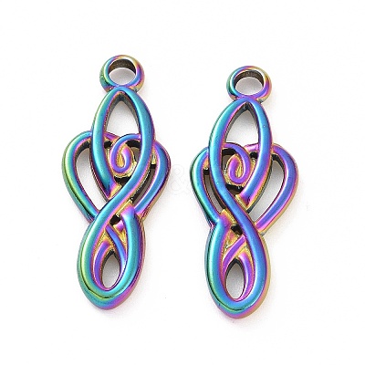 Ion Plating(IP) 304 Stainless Steel Pendants STAS-C003-13MC-1