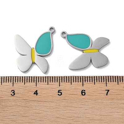 304 Stainless Steel Pendants STAS-C083-01P-1