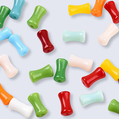 500Pcs Opaque Colours Glass Seed Beads SEED-PA0001-07-1