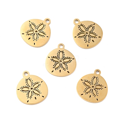 201 Stainless Steel Pendants STAS-E015-04G-1