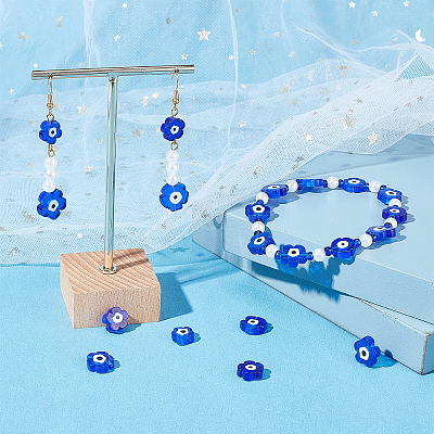 2 Strands Handmade Lampwork Beads Strands LAMP-NB0001-66C-02-1