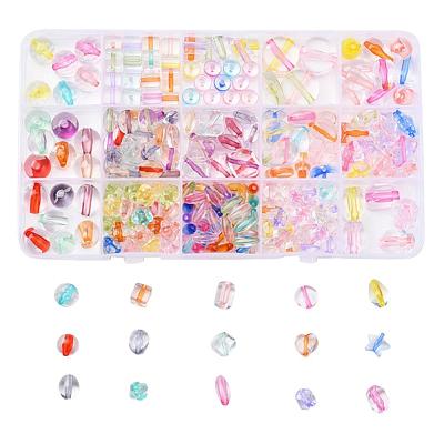 Transparent Acrylic Beads TACR-YW0001-31-1