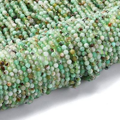 Natural Chrysoprase Beads Strands LS-G-RM2025-A01-3mm-1