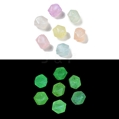 Luminous Transparent Acrylic Beads LACR-U001-02-1