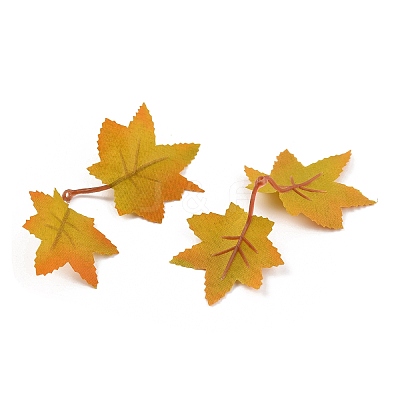 Simulation Maple Leaf Rattan Decoration AJEW-WH0258-667A-1